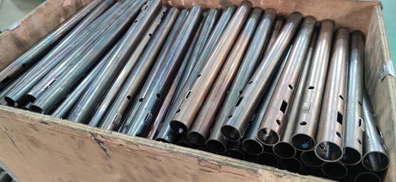 6500mm 금속 파이프 홀 펀칭 머신 아크 노칭 절단 머신