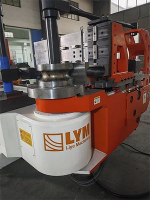 DW130CNC10A3S-T 자동 CNC 파이프 튜브 굽기 기계 5.5 인치 파이프 굽기 10 축 밀기 굽기